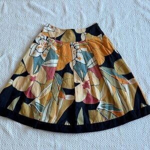 Biacci Floral A-Line Skirt - Size 6